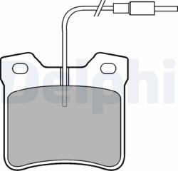 DELPHI Set placute frana DELPHI LP667 (LP667)