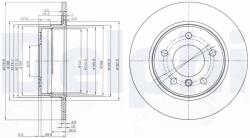 DELPHI Disc frana DELPHI BG3948C (BG3948C) - fixbox