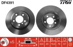 TRW Disc frana TRW DF4391 (DF4391) - fixbox