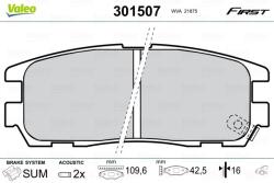 VALEO Set placute frana VALEO 301507 (301507)