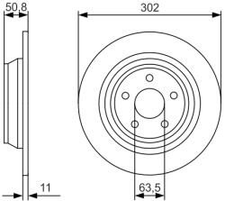 Bosch Disc frana BOSCH 0 986 479 D37 (0 986 479 D37) - fixbox