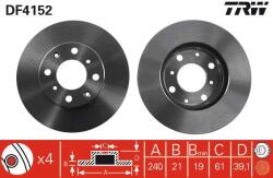 TRW Disc frana TRW DF4152 (DF4152) - fixbox