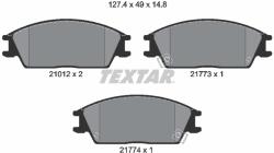TEXTAR Set placute frana TEXTAR 2101202 (2101202) - fixbox