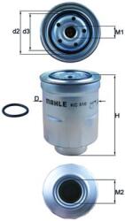 MAHLE Filtru combustibil MAHLE KC 510D (KC 510D) - fixbox