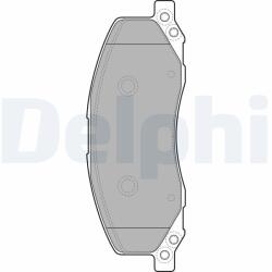 DELPHI Set placute frana, frana disc DELPHI LP2082 - fixbox