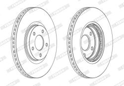 FERODO Disc frana FERODO DDF1724C (DDF1724C)