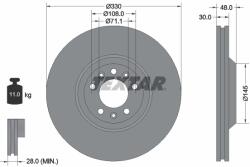 TEXTAR Disc frana TEXTAR 92129503 (92129503)