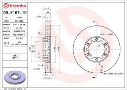 BREMBO Disc frana BREMBO 09. E167.10 (09.E167.10)
