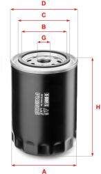 SOFIMA Filtru ulei SOFIMA S 5600 R (S 5600 R) - fixbox
