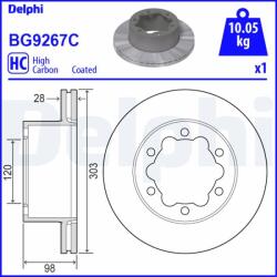 DELPHI Disc frana DELPHI BG9267C (BG9267C) - fixbox