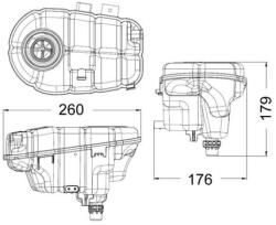 MAHLE Vas de expansiune, racire MAHLE CRT 60 000S (CRT 60 000S)