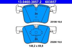 ATE Set placute frana ATE 13.0460-3857.2 (13.0460-3857.2) - fixbox