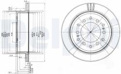 DELPHI Disc frana DELPHI BG3557 (BG3557) - fixbox
