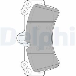 DELPHI Set placute frana DELPHI LP1997 (LP1997)