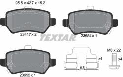 TEXTAR Set placute frana TEXTAR 2341703 (2341703) - fixbox