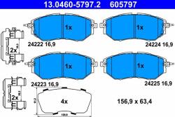 ATE Set placute frana ATE 13.0460-5797.2 (13.0460-5797.2) - fixbox