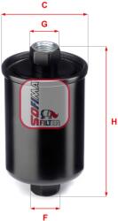 SOFIMA Filtru combustibil SOFIMA S 1741 B (S 1741 B) - fixbox