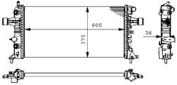 MAHLE Radiator, racire motor MAHLE CR 228 000S - fixbox