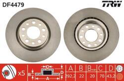 TRW Disc frana TRW DF4479 (DF4479) - fixbox
