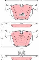 TRW Set placute frana TRW GDB1527 (GDB1527)
