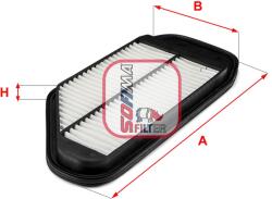 SOFIMA Filtru aer SOFIMA S 3701 A (S 3701 A) - fixbox