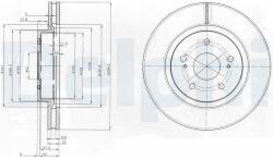 DELPHI Disc frana DELPHI BG4131 (BG4131) - fixbox