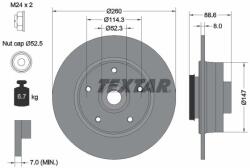 TEXTAR Disc frana TEXTAR 92291003 (92291003)