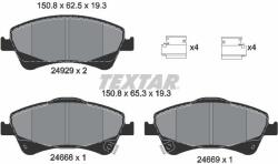 TEXTAR Set placute frana TEXTAR 2466801 (2466801)