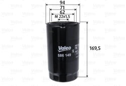VALEO Filtru ulei VALEO 586149 (586149) - fixbox
