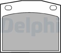 DELPHI Set placute frana DELPHI LP118 (LP118)