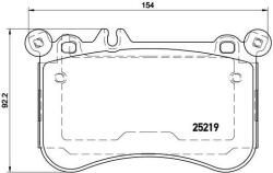 BREMBO Set placute frana BREMBO P 50 098 (P 50 098)