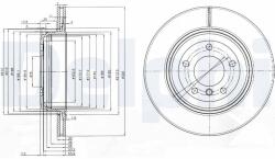DELPHI Disc frana DELPHI BG3872 (BG3872) - fixbox