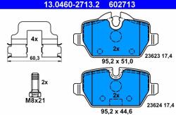 ATE Set placute frana ATE 13.0460-2713.2 (13.0460-2713.2) - fixbox