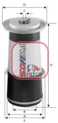 SOFIMA Filtru aer SOFIMA S 7A60 A (S 7A60 A) - fixbox