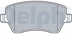 DELPHI Set placute frana DELPHI LP3550 (LP3550)
