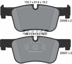 TEXTAR Set placute frana, frana disc TEXTAR 2550601 - fixbox