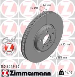 ZIMMERMANN Disc frana ZIMMERMANN 150.3449. 20 (150.3449.20)