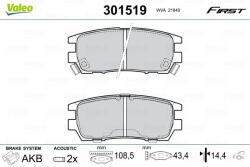 VALEO Set placute frana VALEO 301519 (301519)