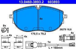ATE Set placute frana, frana disc ATE 13.0460-3893.2 - fixbox