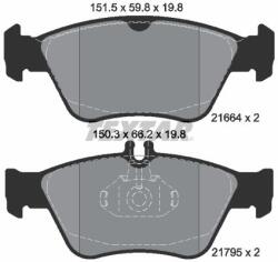 TEXTAR Set placute frana TEXTAR 2166404 (2166404)