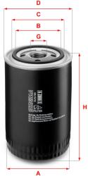 SOFIMA Filtru ulei SOFIMA S 0002 R (S 0002 R) - fixbox
