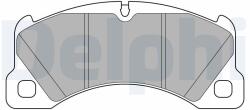 DELPHI Set placute frana DELPHI LP3629 (LP3629)
