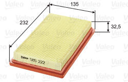 VALEO Filtru aer VALEO 585222 (585222) - fixbox