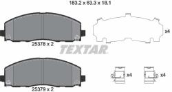 TEXTAR Set placute frana TEXTAR 2537801 (2537801) - fixbox