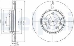 DELPHI Disc frana DELPHI BG4317C (BG4317C) - fixbox