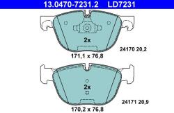 ATE Set placute frana ATE 13.0470-7231.2 (13.0470-7231.2)