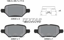TEXTAR Set placute frana TEXTAR 2293001 (2293001)