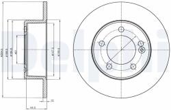 DELPHI Disc frana DELPHI BG4321 (BG4321) - fixbox