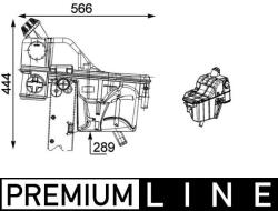 MAHLE Vas de expansiune, racire MAHLE CRT 54 000P (CRT 54 000P)