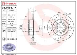 BREMBO Disc frana BREMBO 08.9488. 1X (08.9488.1X)